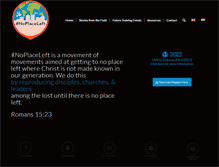 Tablet Screenshot of noplaceleft.net